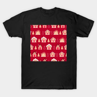 Colourful gingerbread houses T-Shirt